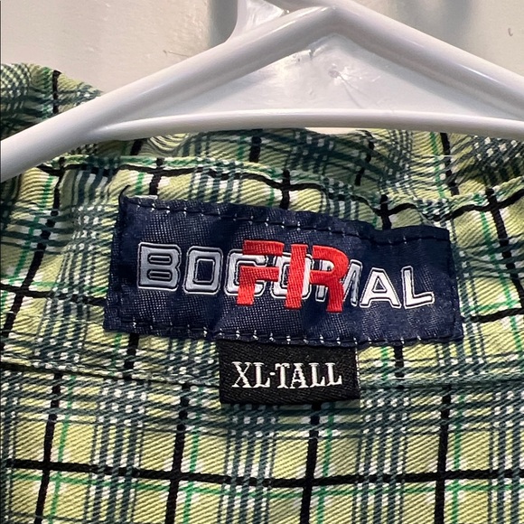 DC Company Men's Green Plaid Casual Shirt FR - Picture 2 of 8